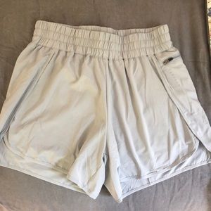 Paragon High Rise Track Shorts - Grey